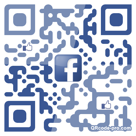 QR code with logo P5t0