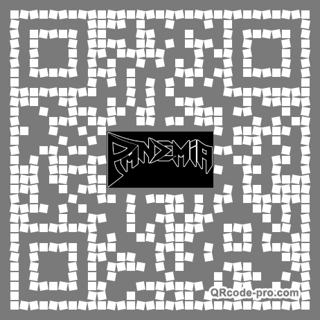 QR code with logo P6R0