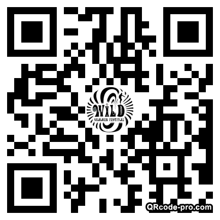 QR code with logo P7w0