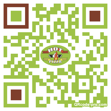 QR code with logo PWr0