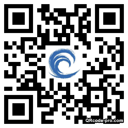 QR code with logo PZB0