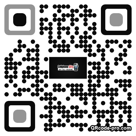 QR code with logo PZK0