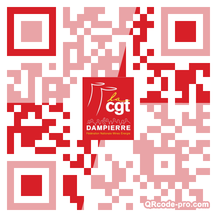QR code with logo Pf30