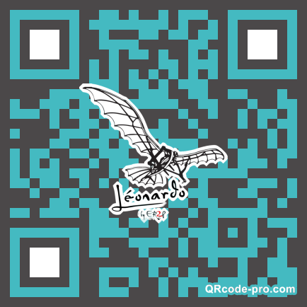 QR code with logo PfV0