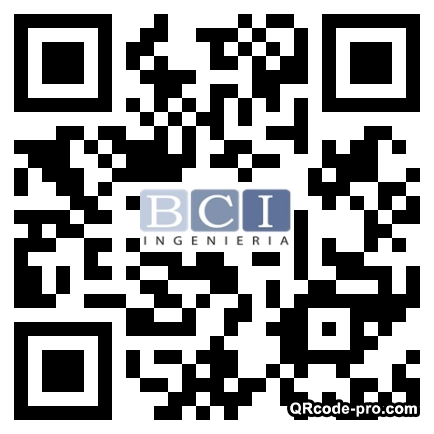 QR code with logo Pl80