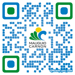 QR code with logo PpF0