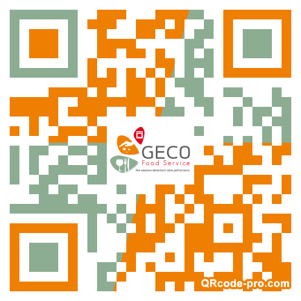 QR code with logo PrS0