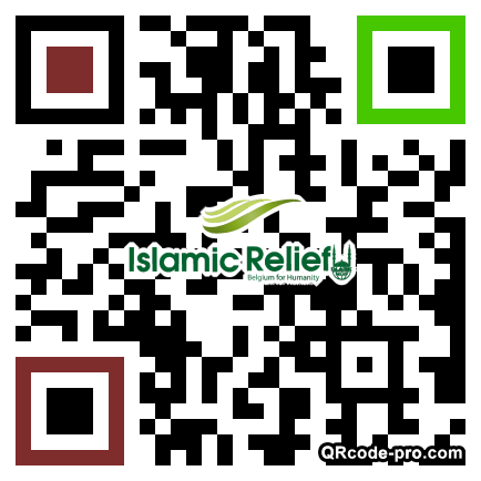 QR code with logo PwD0