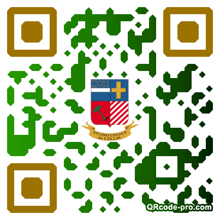 QR code with logo QH80