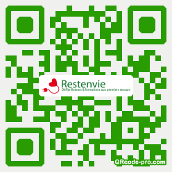 QR code with logo RC80