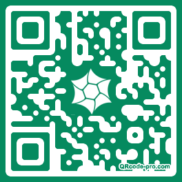 QR code with logo RKQ0