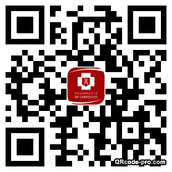 QR code with logo RRX0