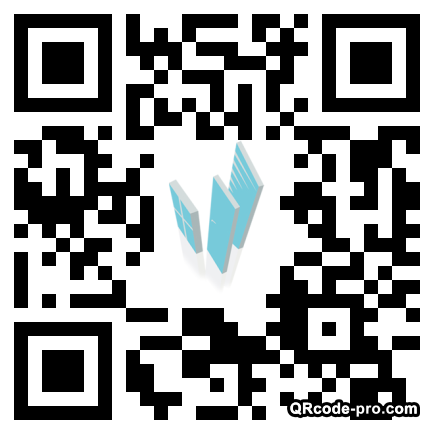 QR code with logo Rky0