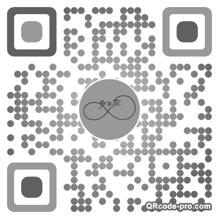 QR code with logo RsR0