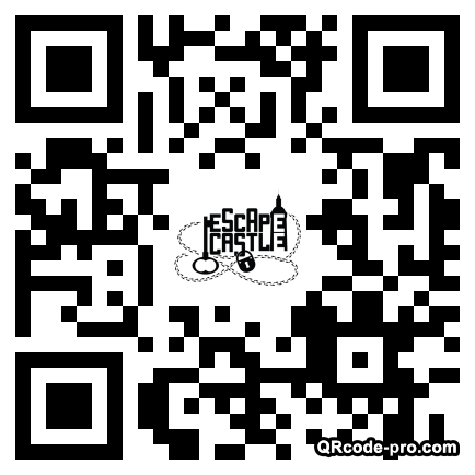 QR code with logo RuO0