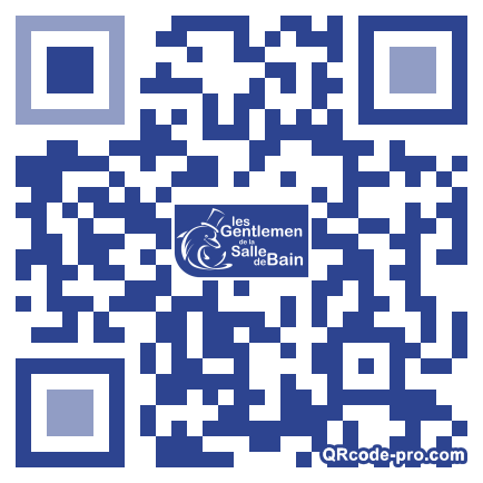 QR code with logo S4w0