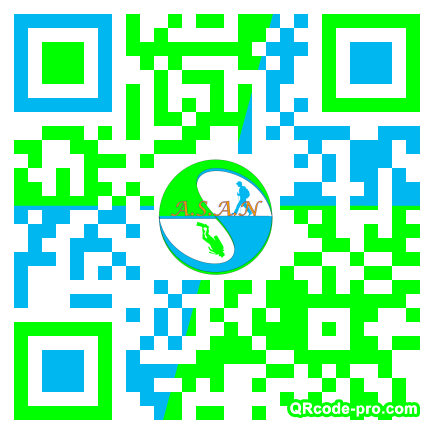 QR code with logo S8b0