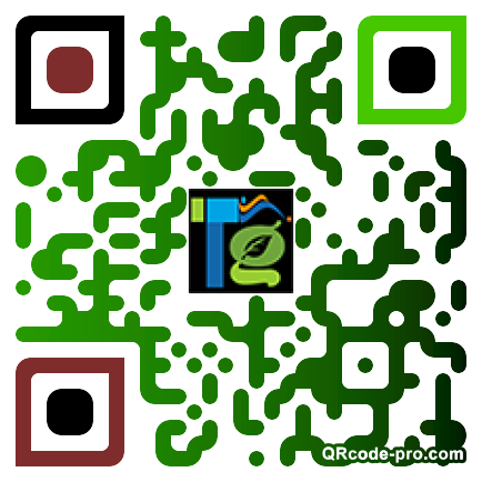 QR code with logo SNb0