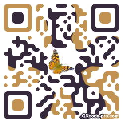 QR code with logo SnJ0