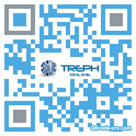 QR code with logo Sp70