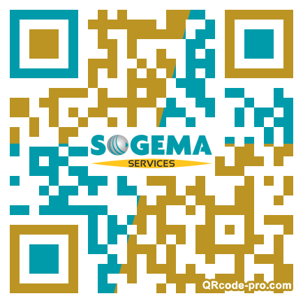 QR code with logo T0z0