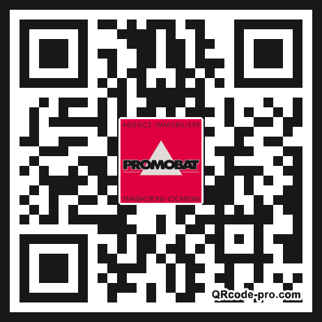 QR code with logo T4l0