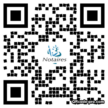 QR code with logo T9N0