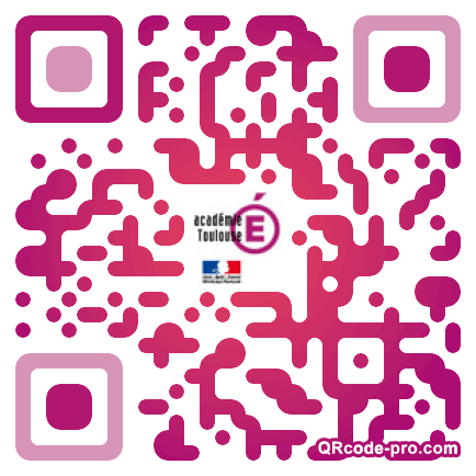 QR code with logo T9O0
