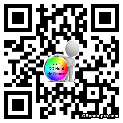 QR code with logo TEP0