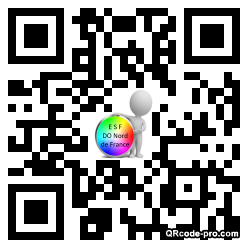 QR code with logo TEq0