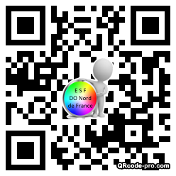 QR code with logo TR90