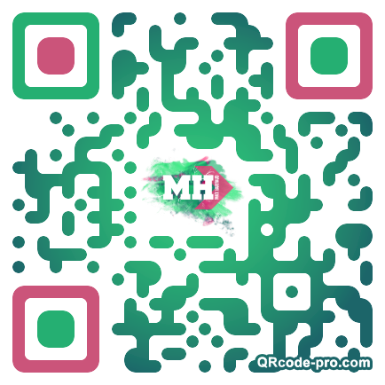 QR code with logo TRs0