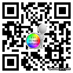 QR code with logo TUq0