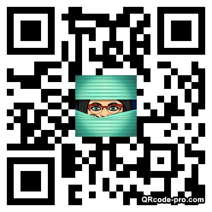 QR code with logo TVT0