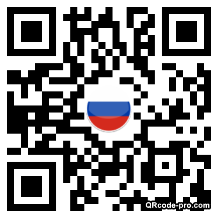 QR code with logo TVY0