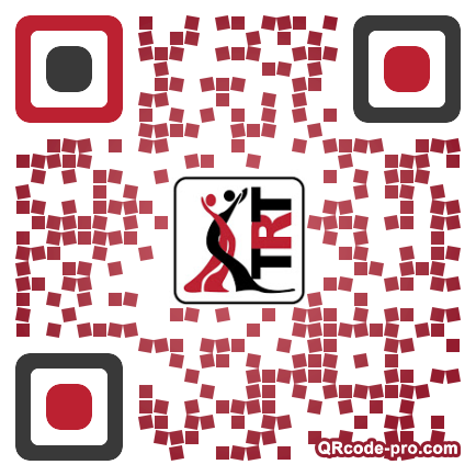 QR code with logo TeR0