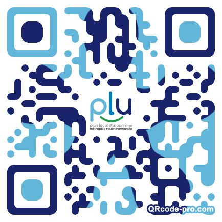 QR code with logo U0o0