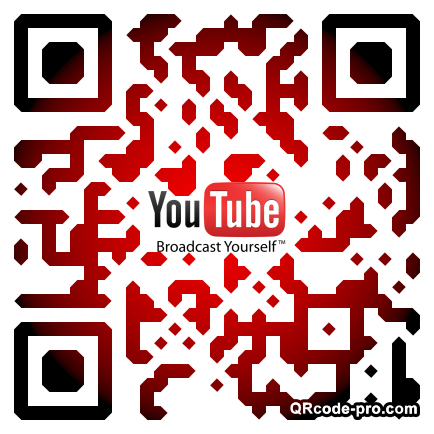QR code with logo UHy0
