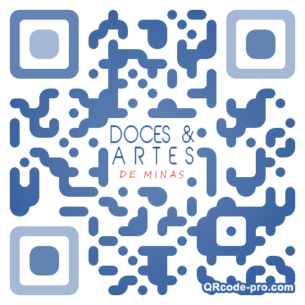 QR code with logo Ud80