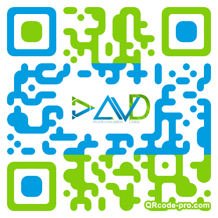 QR code with logo V9a0