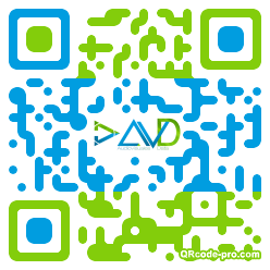 QR code with logo V9d0