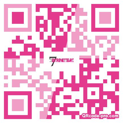 QR code with logo VDW0