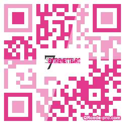 QR code with logo VE50