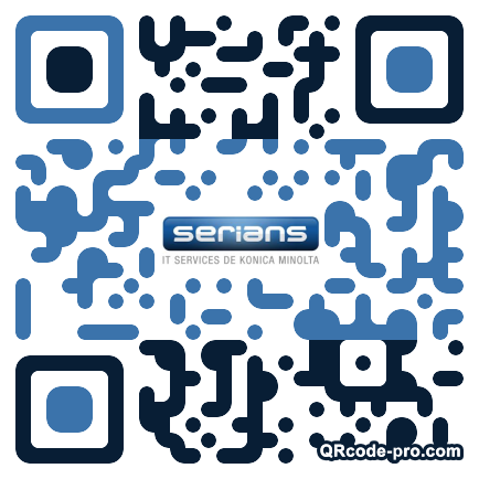 QR code with logo VYB0