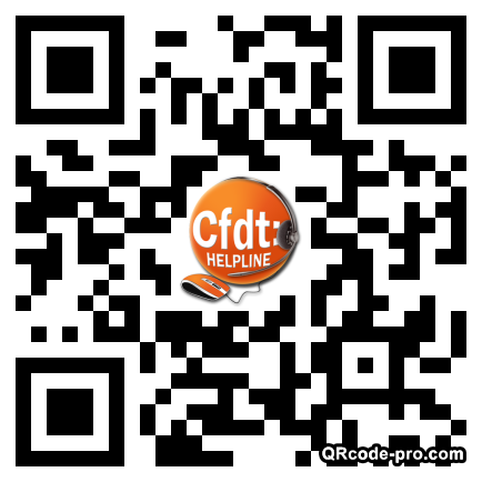 QR code with logo Vaw0
