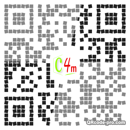 QR code with logo VfK0