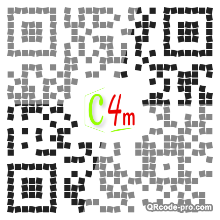 QR code with logo Vfu0