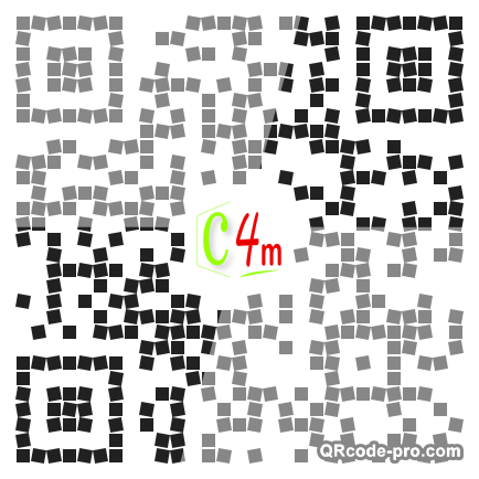 QR code with logo VhO0