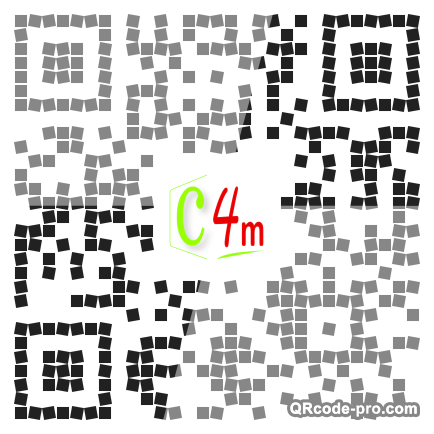 QR code with logo VhR0
