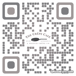 QR code with logo Vq80
